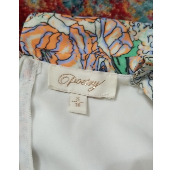 Poetry 80s inspired dress, size small - Picture 7 of 7